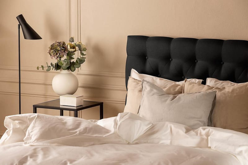 Scarlett Kontinentalseng 90x200 Memorymadras - Sort - Møbler - Senge - Kontinentalsenge