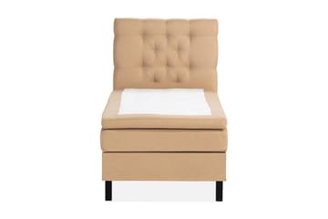Scarlett Kontinentalseng 90x200 Skummadras - Beige - Møbler - Senge - Kontinentalsenge