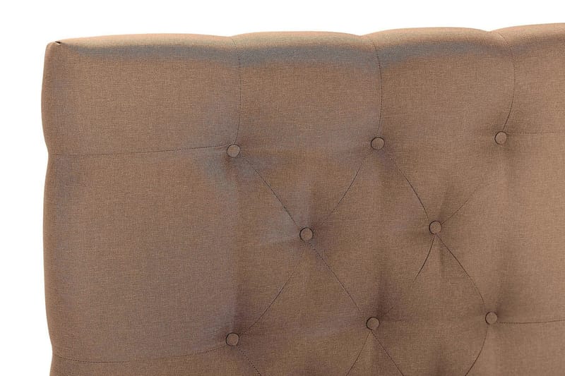 Scarlett Kontinentalseng 90x200 Skummadras - Brun - Møbler - Senge - Kontinentalsenge