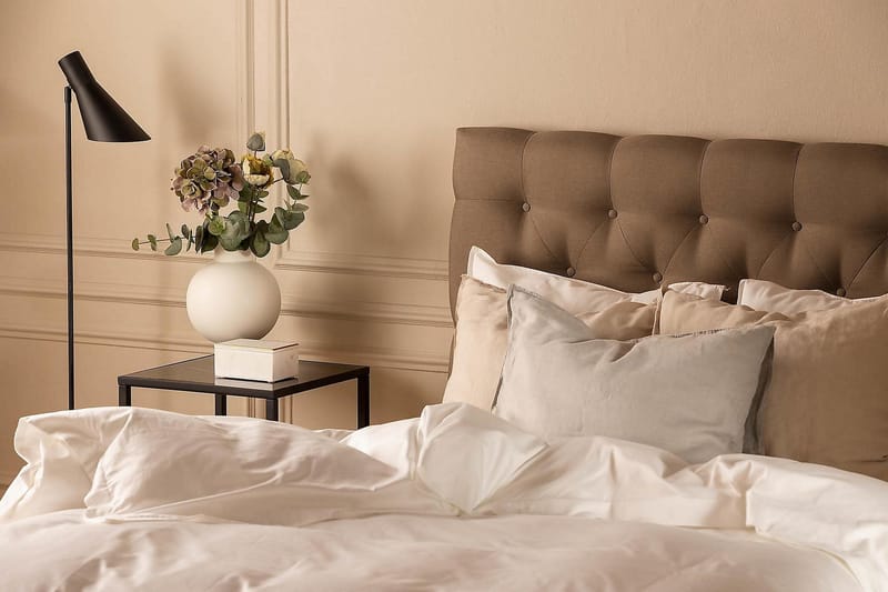 Scarlett Kontinentalseng 90x200 Skummadras - Brun - Møbler - Senge - Kontinentalsenge