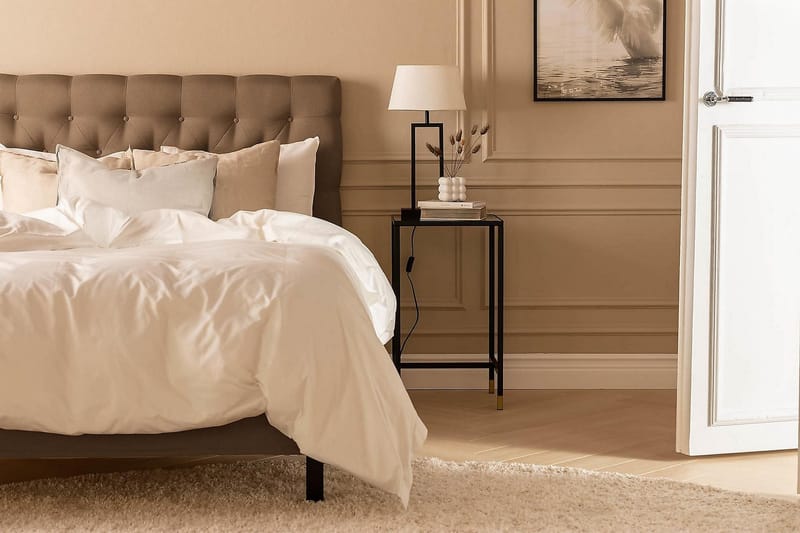 Scarlett Kontinentalseng 90x200 Skummadras - Brun - Møbler - Senge - Kontinentalsenge