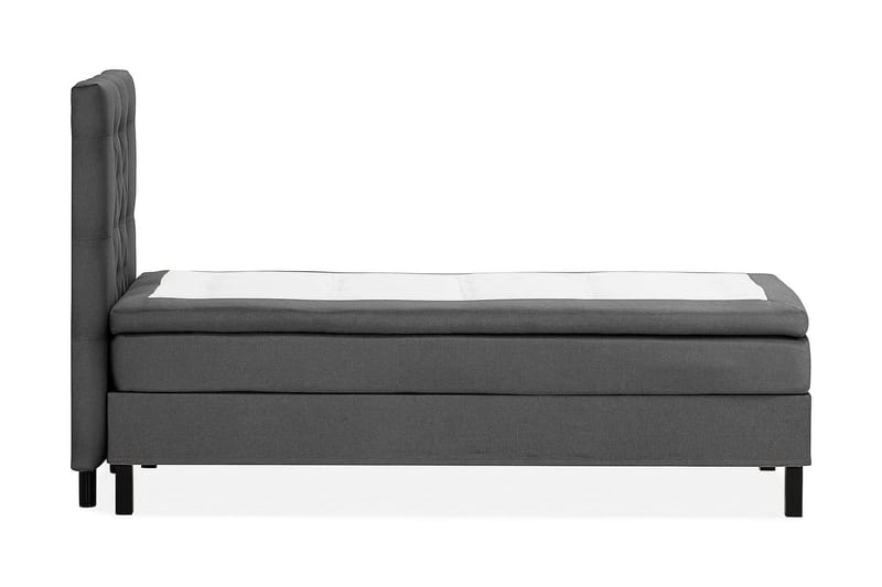 Scarlett Kontinentalseng 90x200 Skummadras - Mørkgrå - Møbler - Senge - Kontinentalsenge