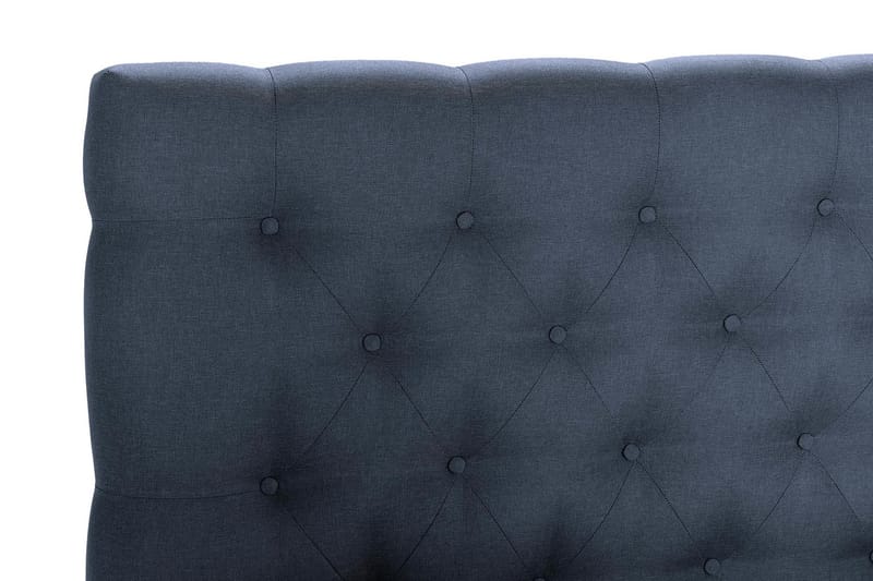 Scarlett Sengepakke 120x200 Latexmadras - Dybt tuftet gavl Blå - Møbler - Senge - Komplet sengepakke