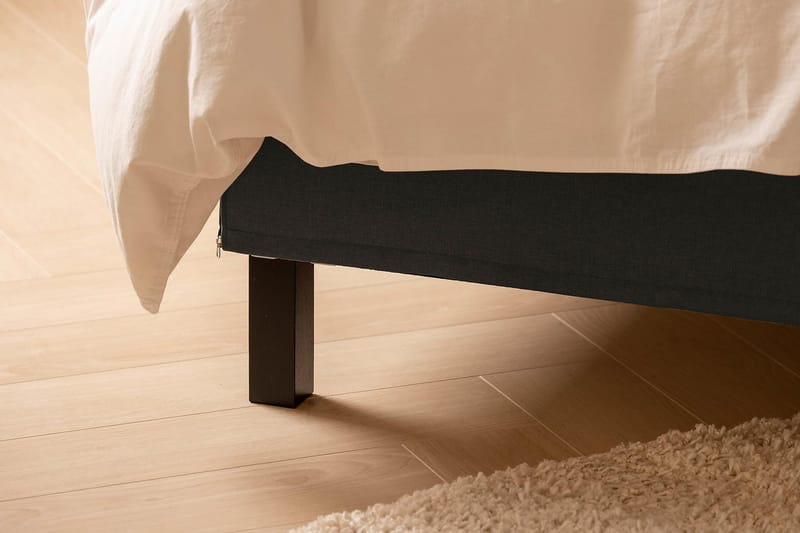 Scarlett Sengepakke 120x200 Skummadras - Knappet gavl Mørkgrå - Møbler - Senge - Kontinentalsenge