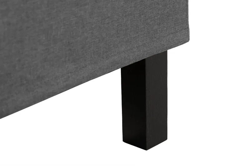 Scarlett Sengepakke 120x200 Skummadras - Knappet gavl Mørkgrå - Møbler - Senge - Kontinentalsenge