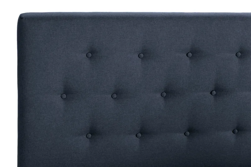 Scarlett Sengepakke 140x200 Skummadras - Knappet gavl Blå - Møbler - Senge - Kontinentalsenge