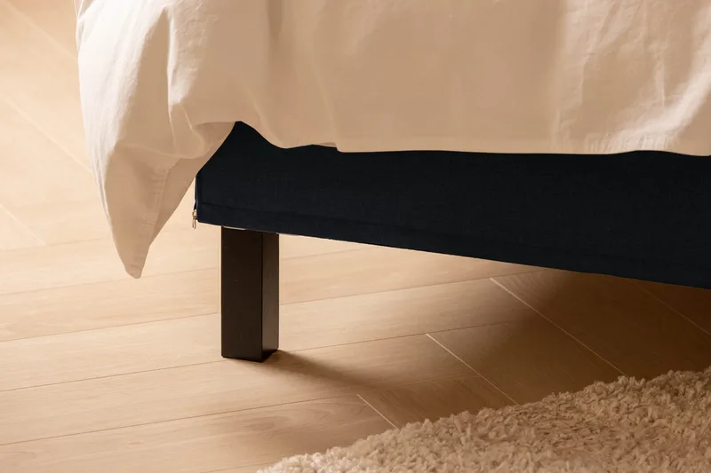 Scarlett Sengepakke 140x200 Skummadras - Knappet gavl Blå - Møbler - Senge - Kontinentalsenge