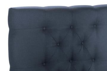 Scarlett Sengepakke 90x200 Latexmadras - Dybt tuftet gavl Blå - Møbler - Senge - Kontinentalsenge