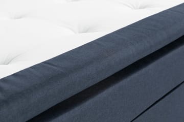 Scarlett Sengepakke 90x200 Latexmadras - Dybt tuftet gavl Blå - Møbler - Senge - Kontinentalsenge