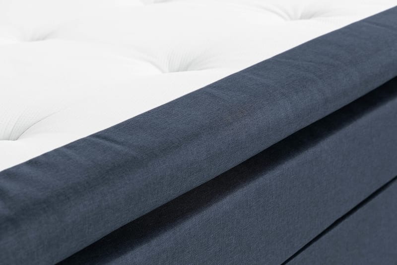 Scarlett Sengepakke 90x200 Latexmadras - Dybt tuftet gavl Blå - Møbler - Senge - Komplet sengepakke