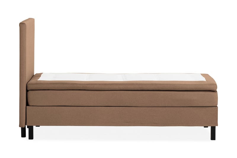Scarlett Sengepakke 90x200 Latexmadras - Glat gavl Brun - Komplet sengepakke - Kontinentalsenge