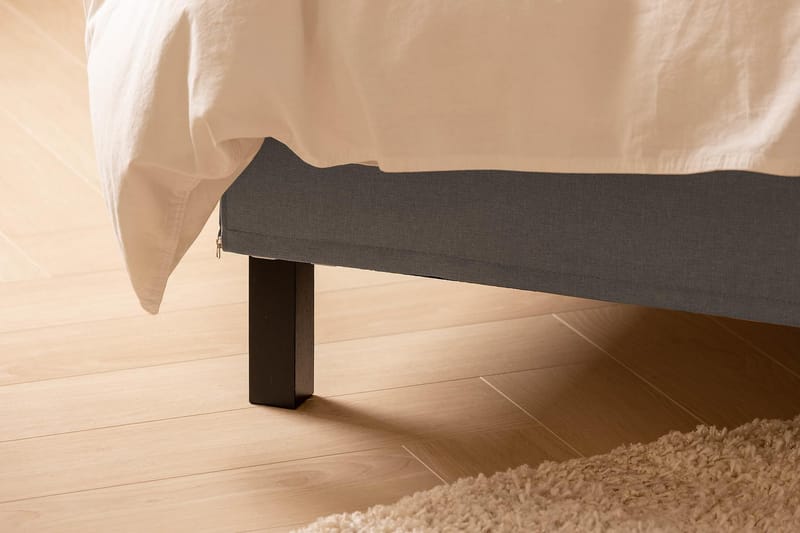 Scarlett Sengepakke 90x200 Latexmadras - Glat gavl Grå - Møbler - Senge - Komplet sengepakke