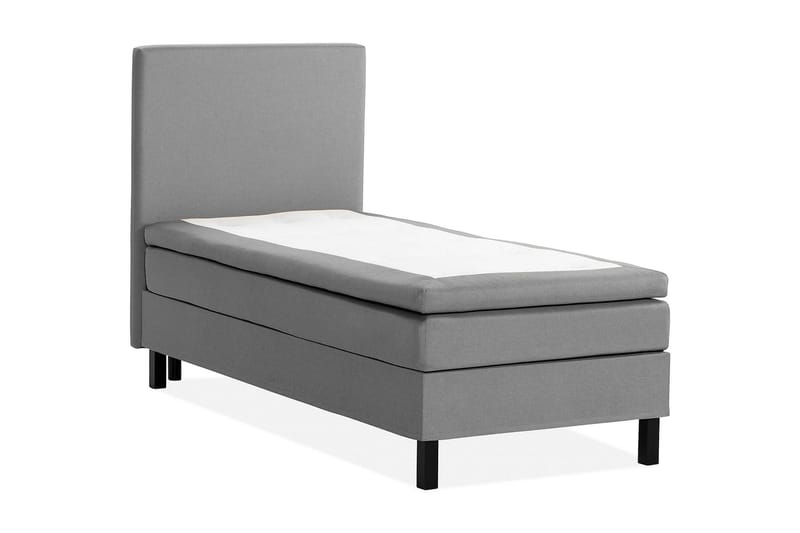 Scarlett Sengepakke 90x200 Latexmadras - Glat gavl Grå - Møbler - Senge - Komplet sengepakke