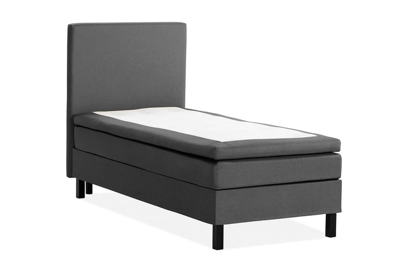 Scarlett Sengepakke 90x200 Latexmadras - Glat gavl Mørkgrå - Møbler - Senge - Komplet sengepakke