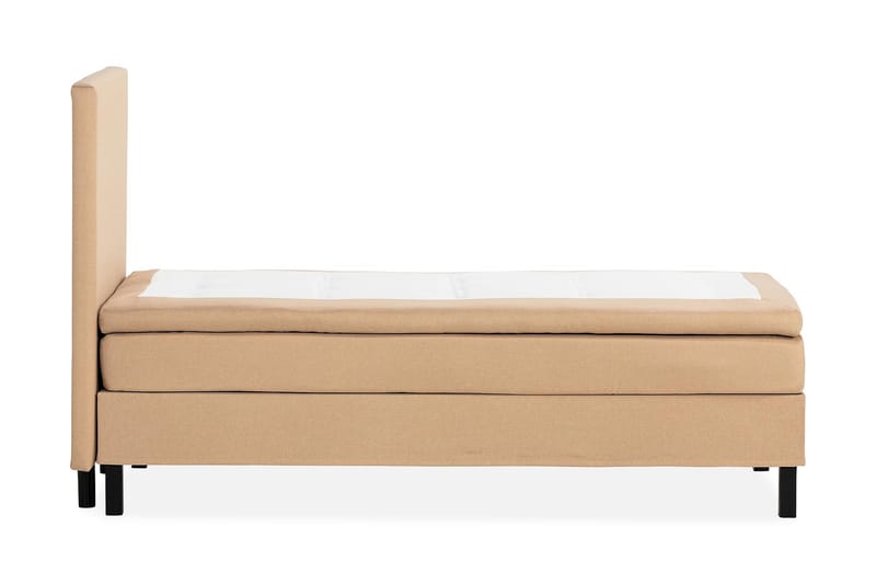 Scarlett Sengepakke 90x200 Memorymadras - Glat gavl Beige - Møbler - Senge - Komplet sengepakke