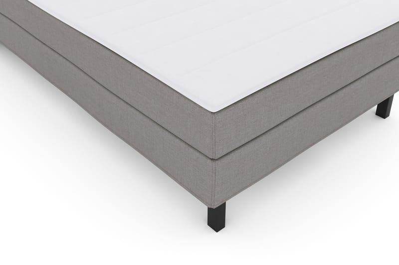 Select No 1 Komplet Sengepakke 120x200 - Lysegrå/Sort - Møbler - Senge - Kontinentalsenge