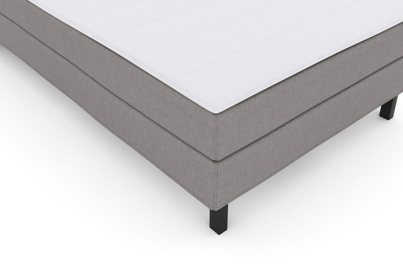 Select No 1 Komplet Sengepakke 120x200 - Lysegrå/Sort - Møbler - Senge - Komplet sengepakke