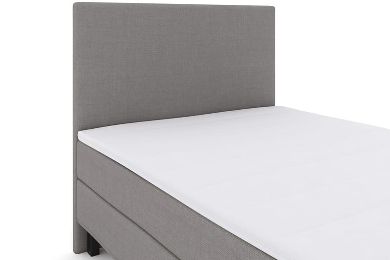 Select No 1 Komplet Sengepakke 120x200 - Lysegrå/Sort - Møbler - Senge - Kontinentalsenge