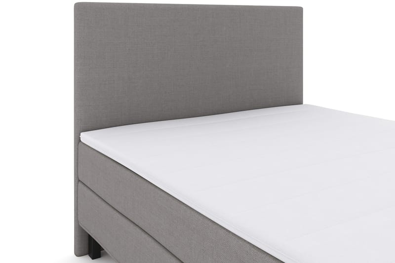 Select No 1 Komplet Sengepakke 140x200 - Lysegrå/Sort - Møbler - Senge - Kontinentalsenge