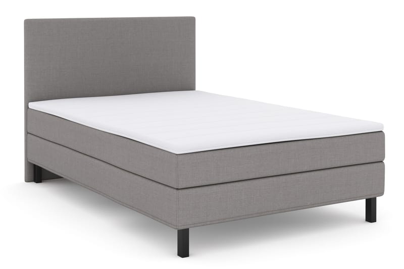 Select No 1 Komplet Sengepakke 140x200 - Lysegrå/Sort - Møbler - Senge - Kontinentalsenge