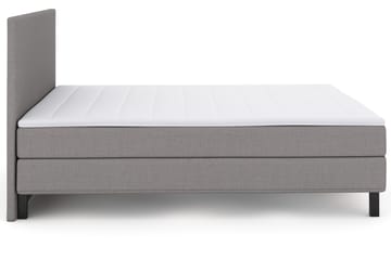 Select No 1 Komplet Sengepakke 160x200 - Lysegrå/Sort - Møbler - Senge - Kontinentalsenge