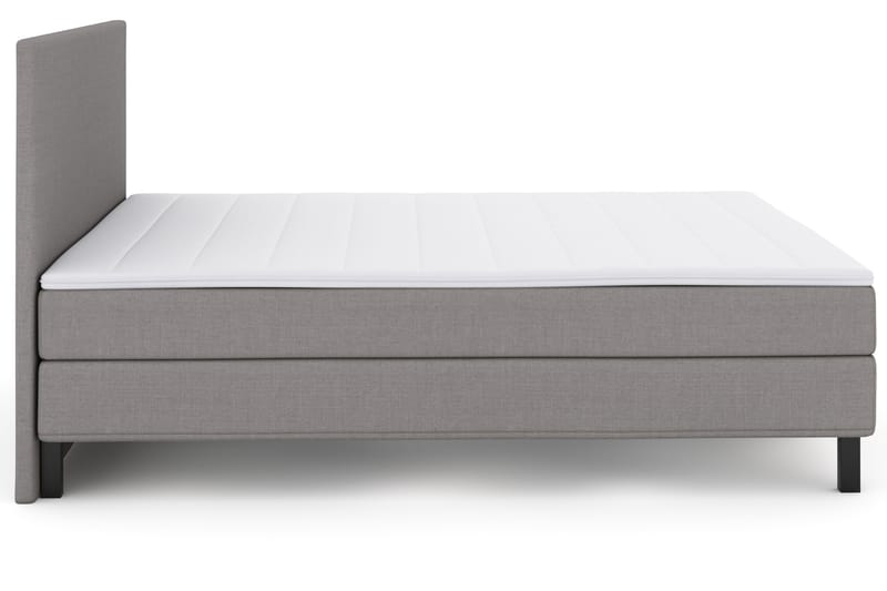 Select No 1 Komplet Sengepakke 160x200 - Lysegrå/Sort - Møbler - Senge - Komplet sengepakke