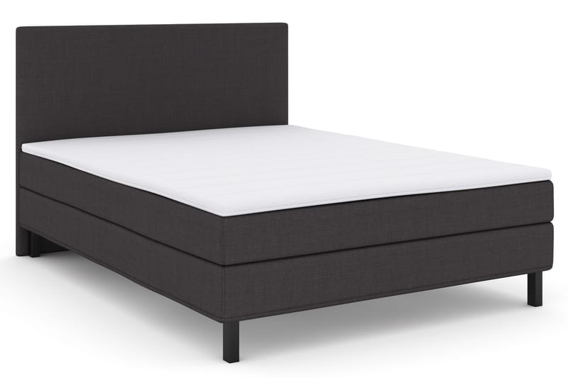 Select No 1 Komplet Sengepakke 160x200 - Mørkegrå/Sort - Møbler - Senge - Kontinentalsenge