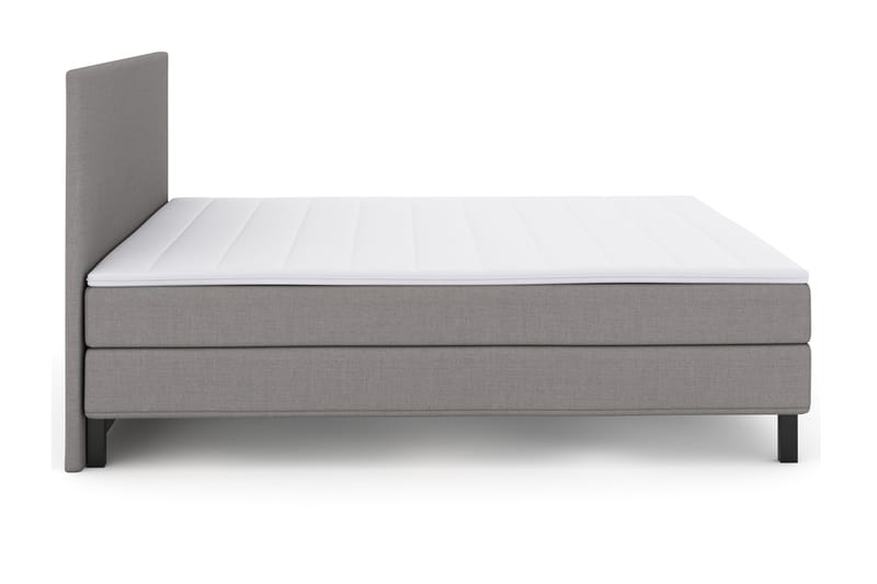 Select No 1 Komplet Sengepakke 180x200 - Lysegrå/Sort - Møbler - Senge - Komplet sengepakke