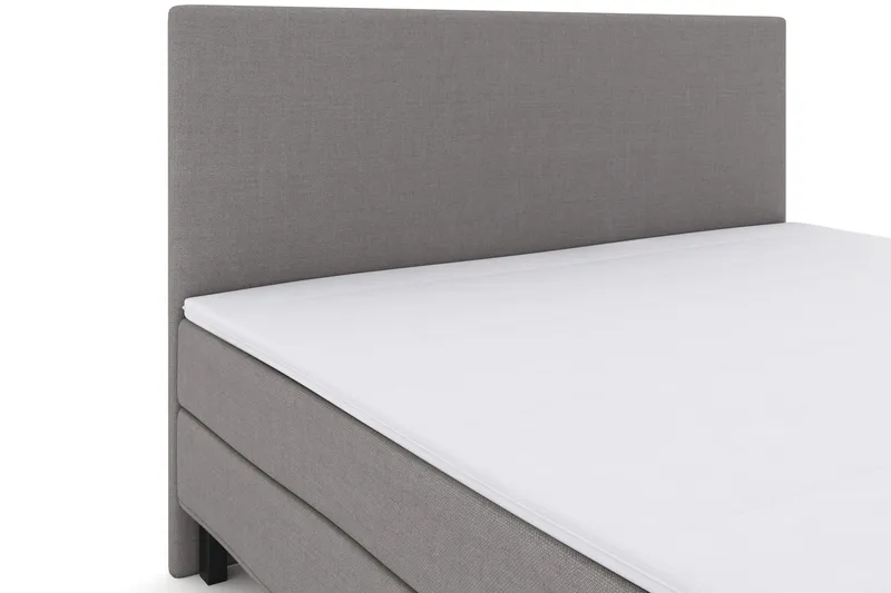 Select No 1 Komplet Sengepakke 180x200 - Lysegrå/Sort - Møbler - Senge - Kontinentalsenge