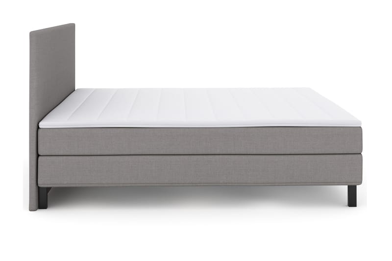 Select No 1 Komplet Sengepakke 180x200 - Lysegrå/Sort - Møbler - Senge - Kontinentalsenge