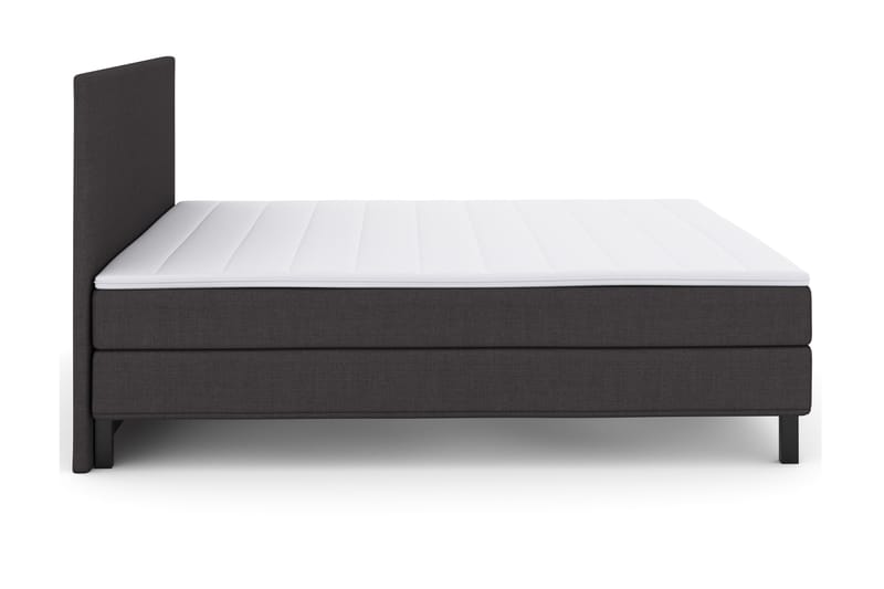 Select No 1 Komplet Sengepakke 180x200 - Mørkegrå/Sort - Møbler - Senge - Kontinentalsenge