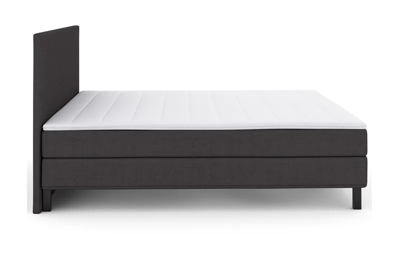 Select No 1 Komplet Sengepakke 180x200 - Mørkegrå/Sort - Møbler - Senge - Kontinentalsenge