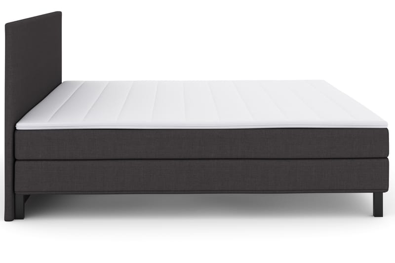 Select No 1 Komplet Sengepakke 210x210 - Mørkegrå/Sort - Møbler - Senge - Komplet sengepakke