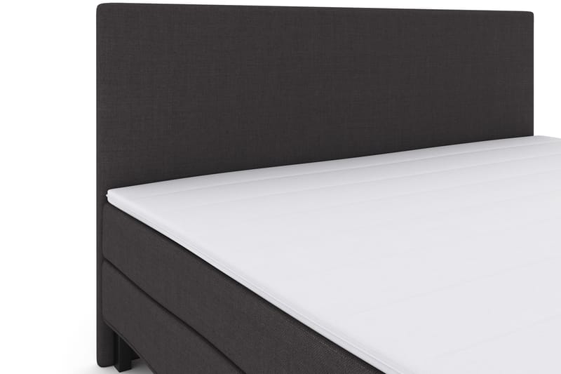 Select No 1 Komplet Sengepakke 210x210 - Mørkegrå/Sort - Møbler - Senge - Komplet sengepakke
