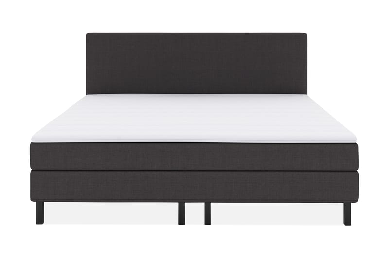 Select No 1 Komplet Sengepakke 210x210 - Mørkegrå/Sort - Møbler - Senge - Komplet sengepakke