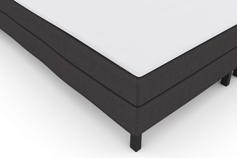 Select No 1 Komplet Sengepakke 210x210 - Mørkegrå/Sort - Møbler - Senge - Komplet sengepakke