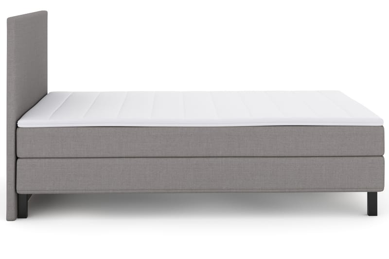 Select No 2 Komplet Sengepakke 120x200 - Lysegrå/Sort - Møbler - Senge - Komplet sengepakke
