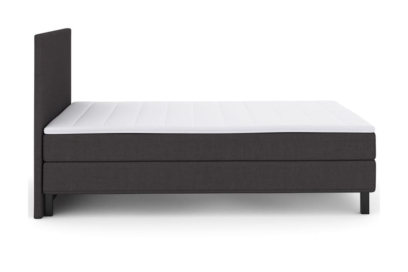 Select No 2 Komplet Sengepakke 120x200 - Mørkegrå/Sort - Møbler - Senge - Kontinentalsenge
