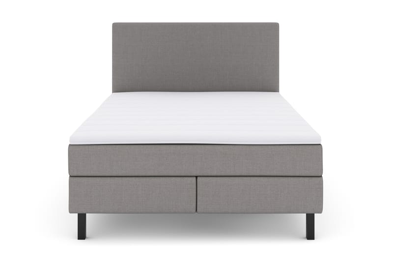 Select No 2 Komplet Sengepakke 140x200 - Lysegrå/Sort - Møbler - Senge - Komplet sengepakke