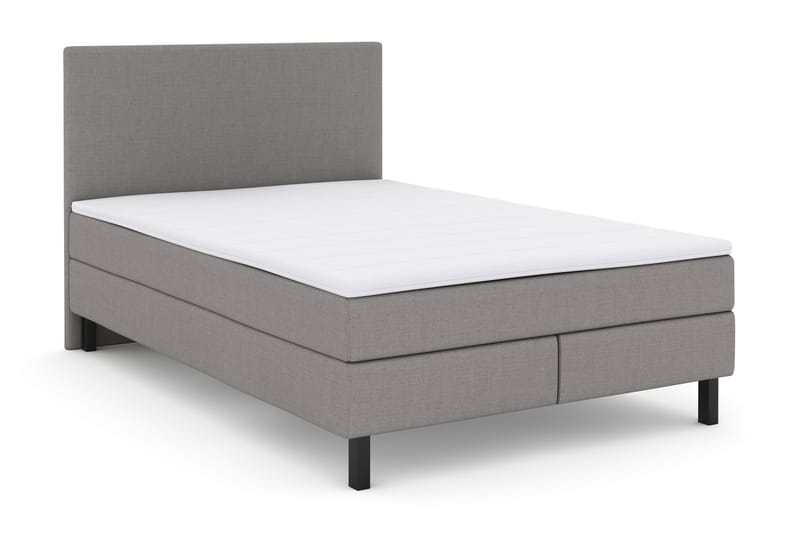 Select No 2 Komplet Sengepakke 140x200 - Lysegrå/Sort - Møbler - Senge - Komplet sengepakke