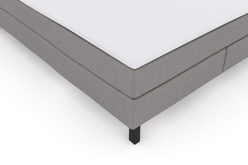 Select No 2 Komplet Sengepakke 160x200 - Lysegrå/Sort - Møbler - Senge - Kontinentalsenge