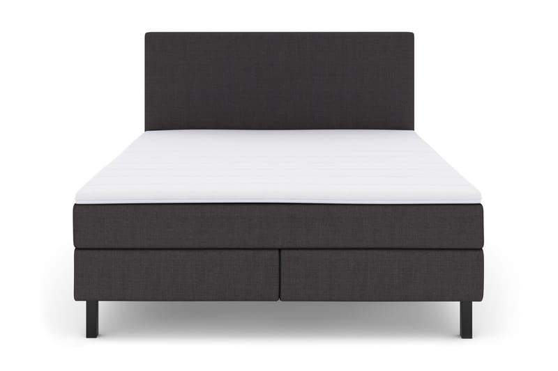 Select No 2 Komplet Sengepakke 160x200 - Mørkegrå/Sort - Møbler - Senge - Kontinentalsenge