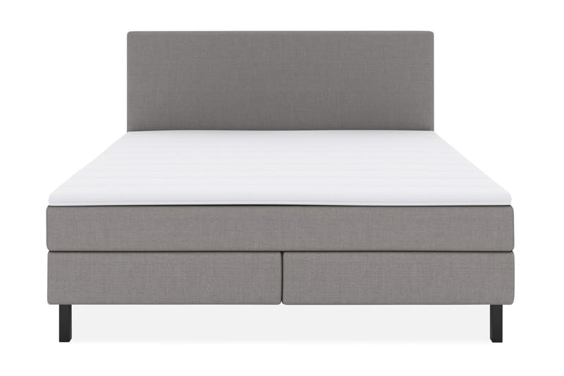 Select No 2 Komplet Sengepakke 180x200 - Lysegrå/Sort - Møbler - Senge - Komplet sengepakke