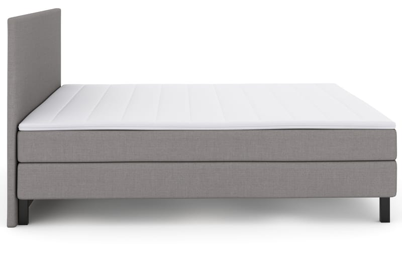 Select No 2 Komplet Sengepakke 180x200 - Lysegrå/Sort - Møbler - Senge - Komplet sengepakke