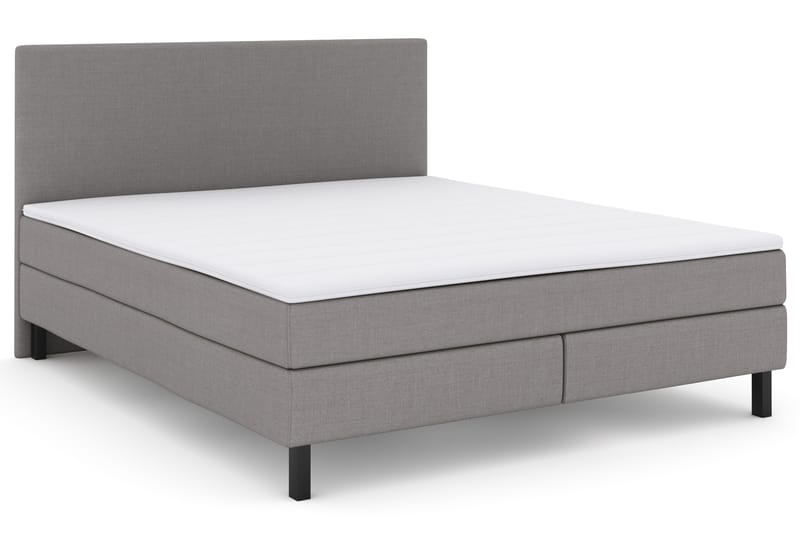 Select No 2 Komplet Sengepakke 180x200 - Lysegrå/Sort - Møbler - Senge - Komplet sengepakke