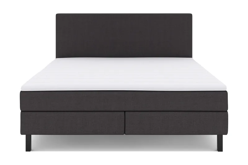 Select No 2 Komplet Sengepakke 180x200 - Mørkegrå/Sort - Møbler - Senge - Kontinentalsenge