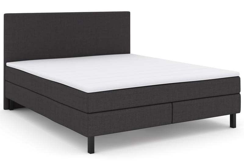 Select No 2 Komplet Sengepakke 180x200 - Mørkegrå/Sort - Møbler - Senge - Kontinentalsenge