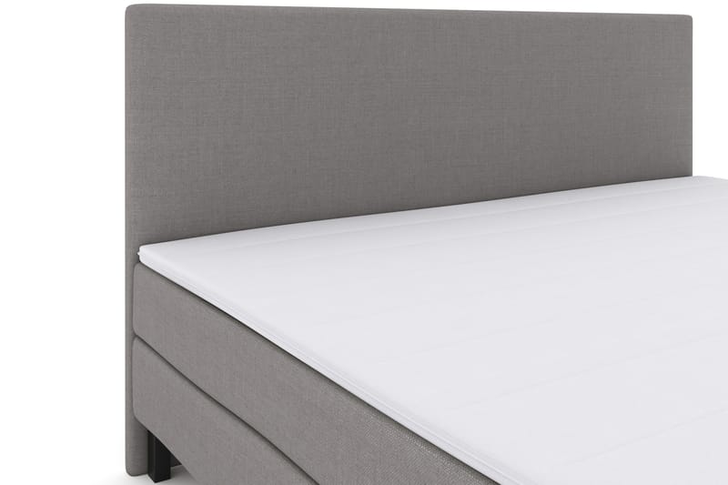 Select No 2 Komplet Sengepakke 210x210 - Lysegrå/Sort - Møbler - Senge - Komplet sengepakke