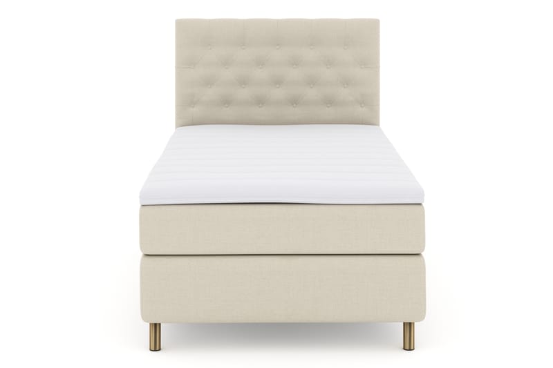 Select No 3 Komplet Sengepakke 120x200 Fast - Beige/Kobber - Møbler - Senge - Komplet sengepakke