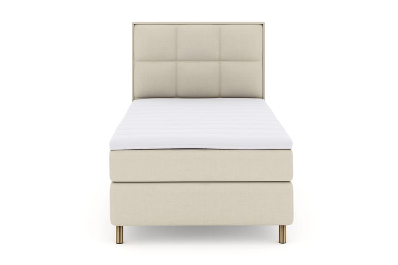 Select No 3 Komplet Sengepakke 120x200 Fast - Beige/Kobber - Møbler - Senge - Kontinentalsenge